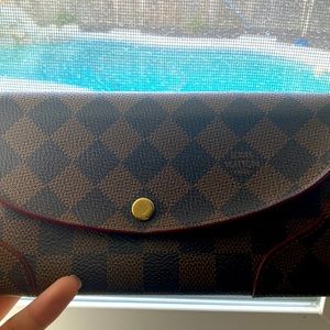 LV ebene sarah wallet